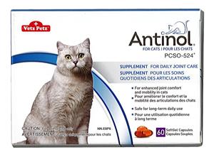 Antinol Joint Supplement for Cats 60 Capsules www.pawsco
