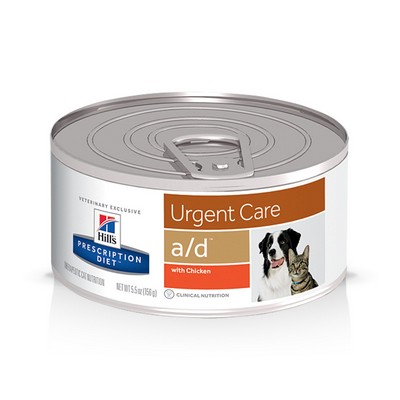 Hill s Prescription Diet a d Urgent Care Canned Dog and Cat Food Wet 156 g 24 pack www.pawsco