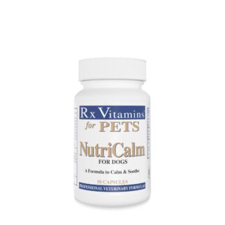 Rx Vitamins NutriCalm Capsules for Dogs 50 Capsules www.pawsco