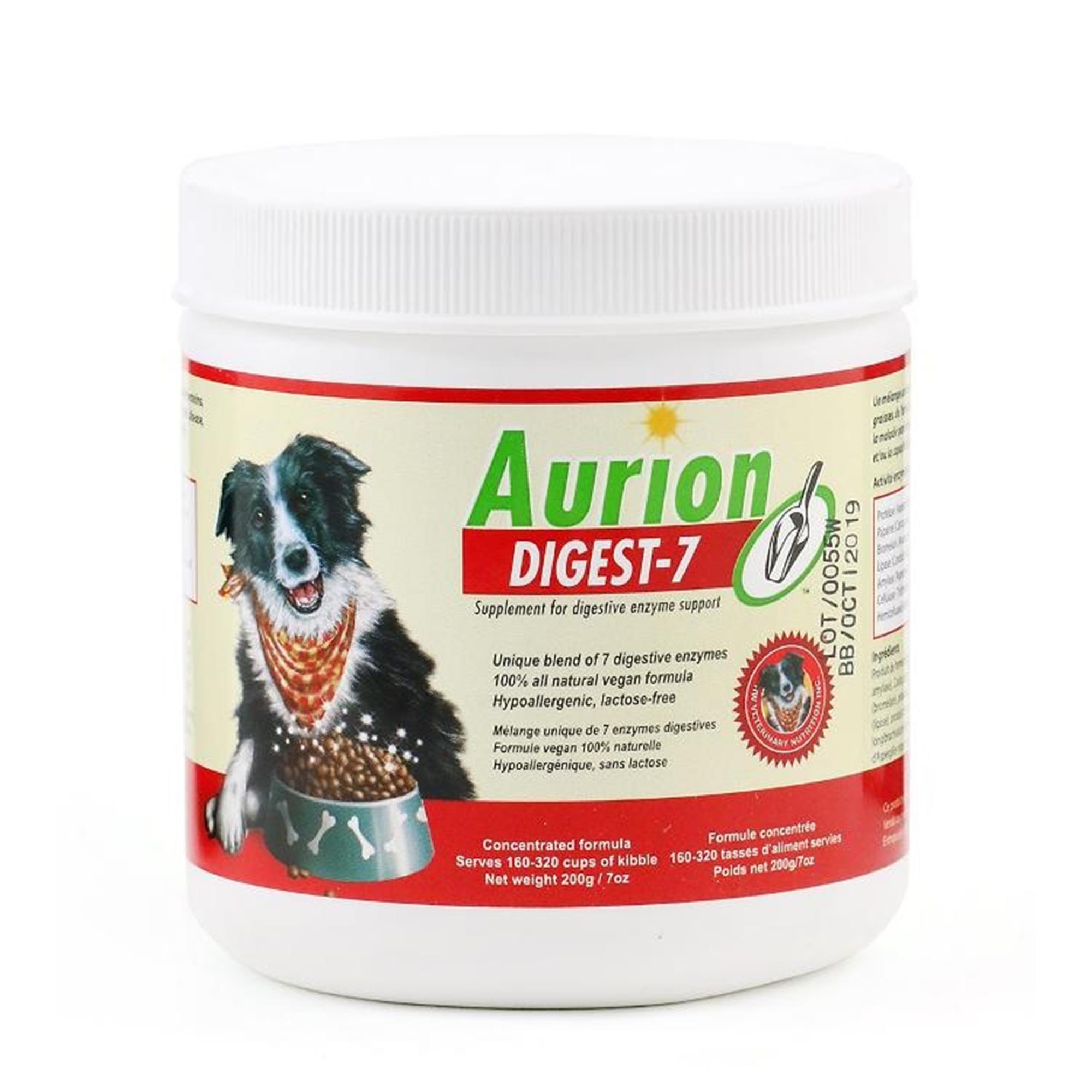 Aurion Digest-7 Digestive Enzymes for Dogs - 200 g