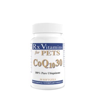 Rx Vitamins CoQ1030 Softgels for Dogs and Cats - 30 Softgels