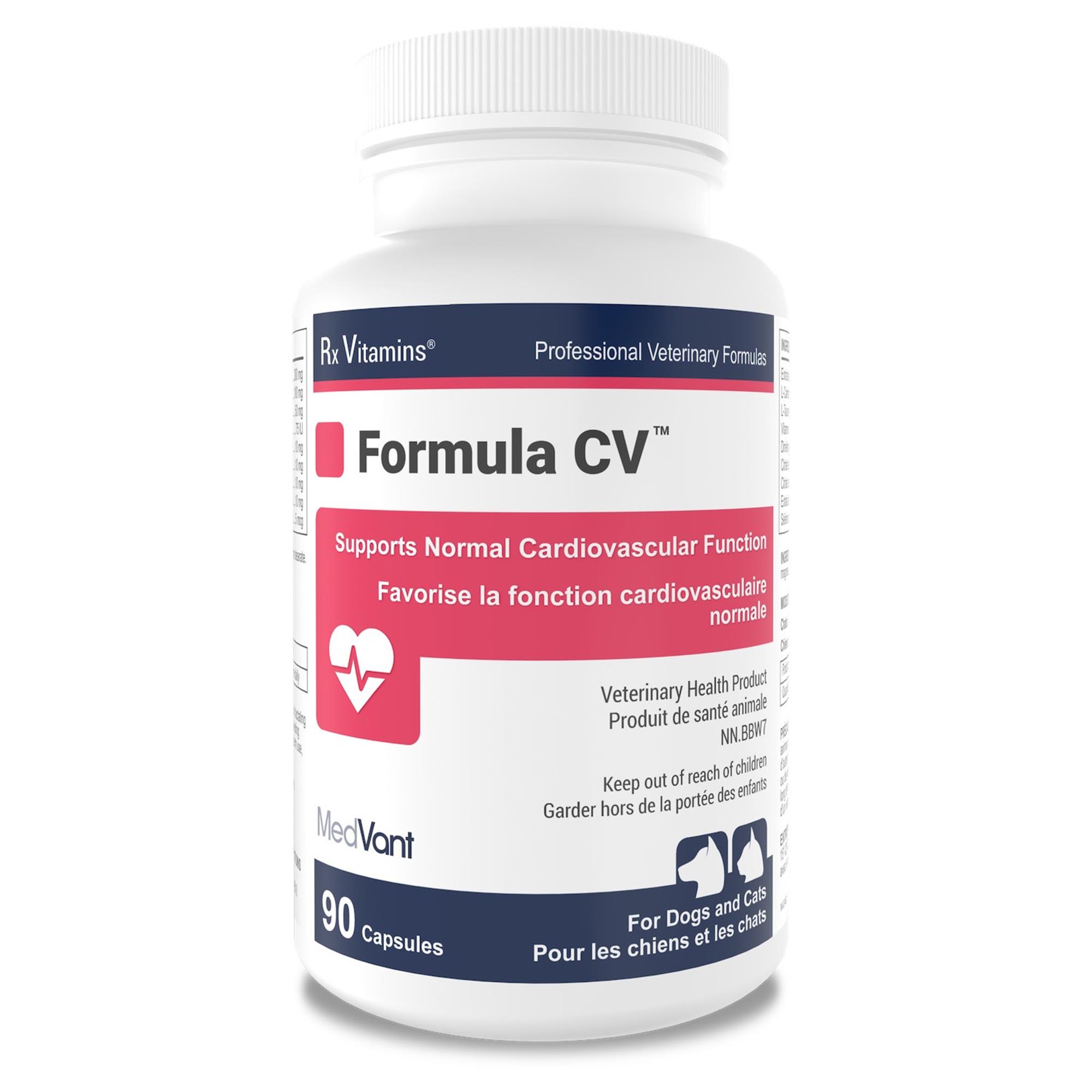 Rx Vitamins Formula CV Capsules for Dogs and Cats - 90 Capsules