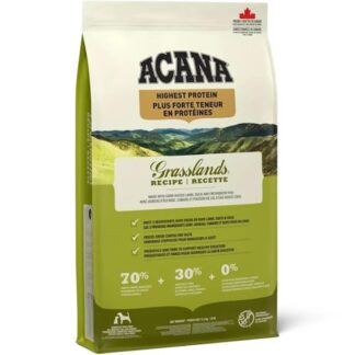 Acana Highest Protein Grasslands Recipe Dry Dog Food - 11.4 kg