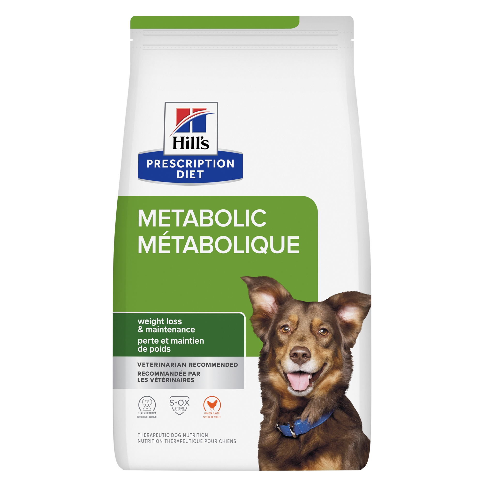 Hill's Prescription Diet Metabolic Weight Management Chicken Flavor Dry Dog Food 8 kg bag (Dry)