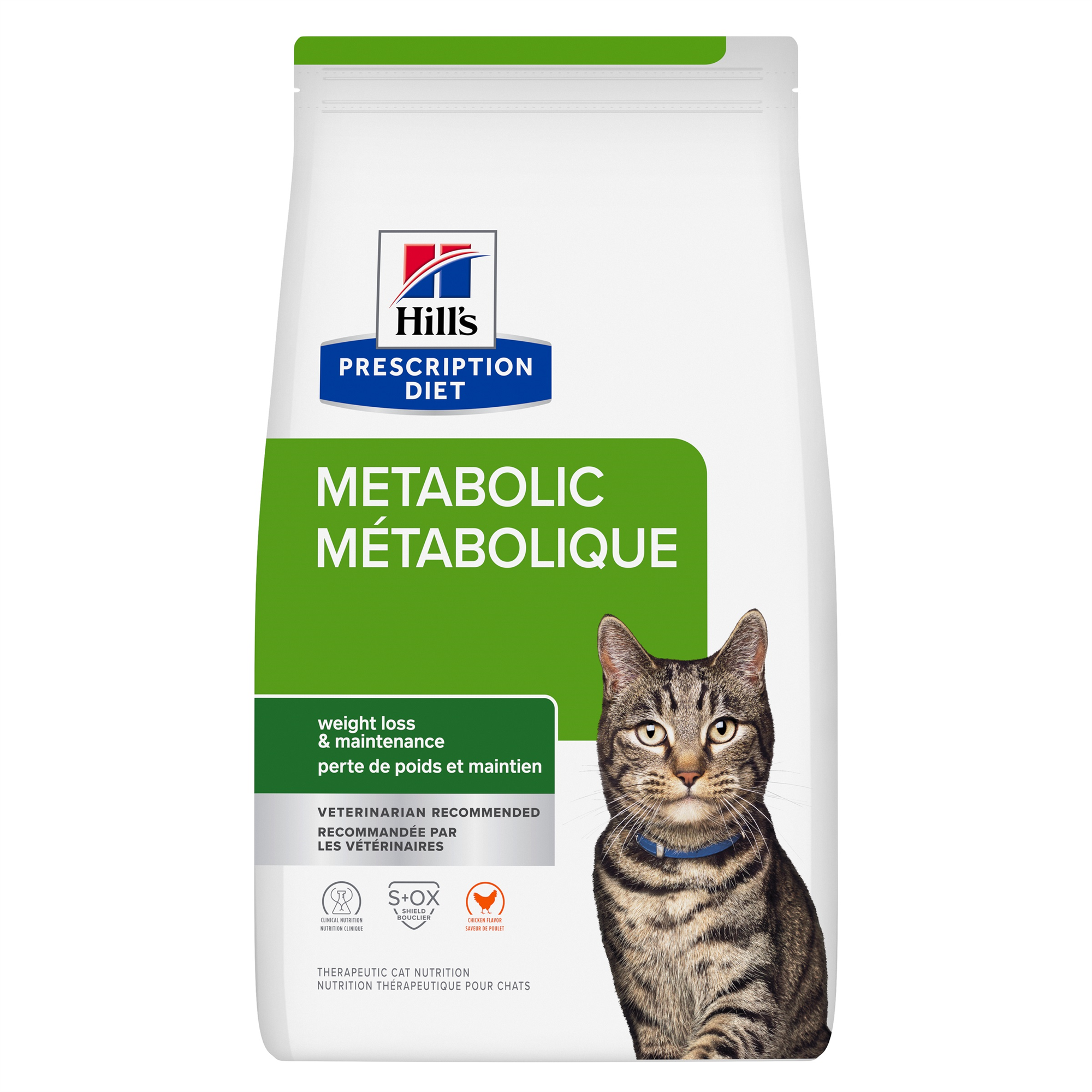 Hill's Prescription Diet Metabolic Weight Management Chicken Flavor Dry Cat Food 7.98 kg bag (Dry)