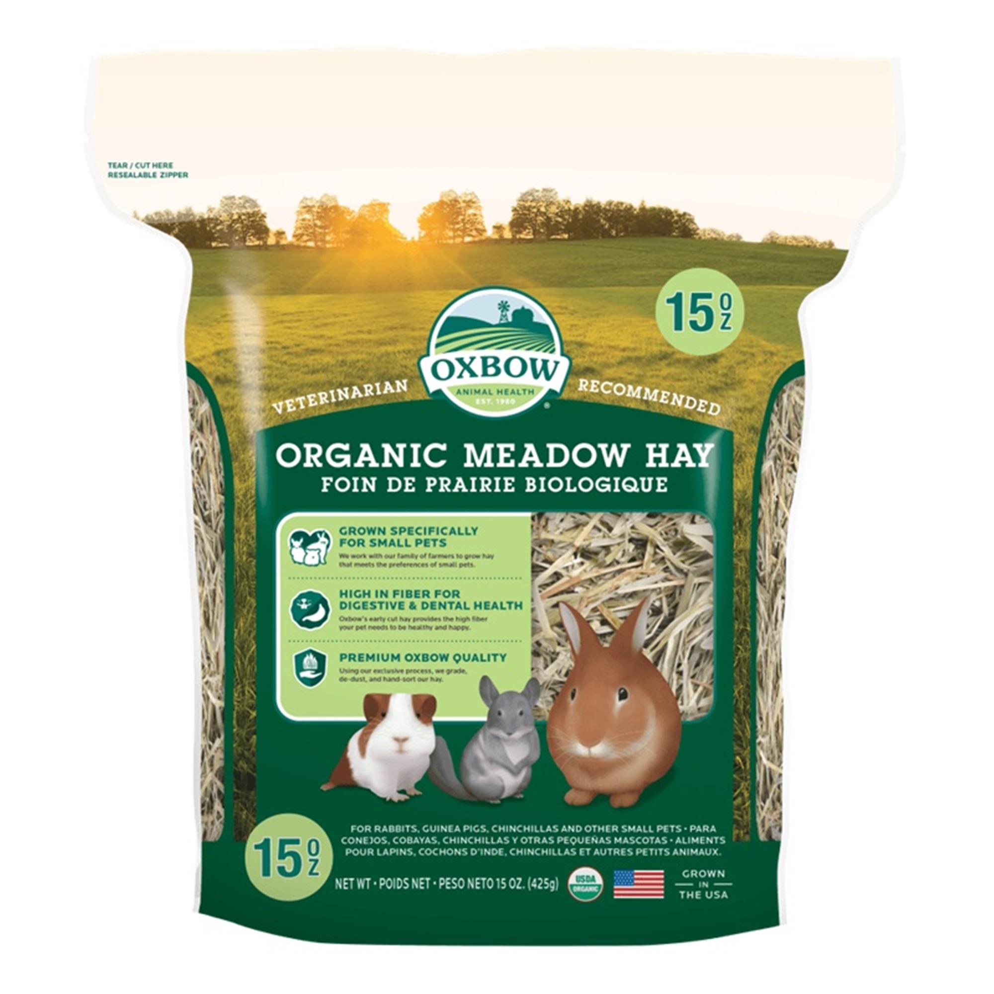 Oxbow Organic Meadow Hay - 425 g (15 oz.)