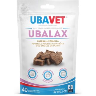 Ubalax Hairball Formula Chews for Cats - 40 Chews