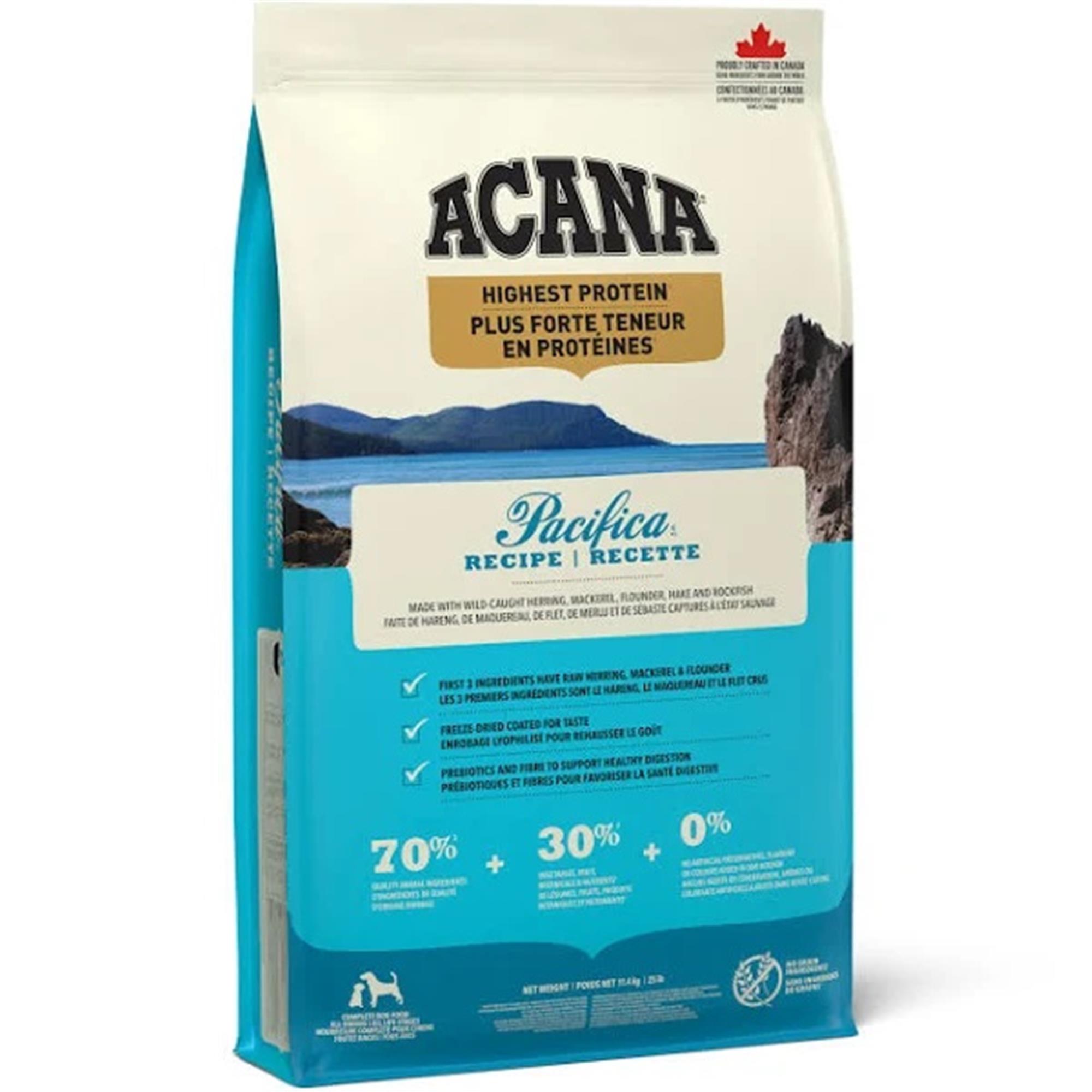 Acana Highest Protein Pacifica Recipe Dry Dog Food - 11.4 kg