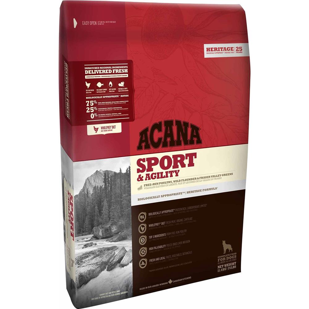 Acana Sport & Agility Dog Food - 11.4 kg