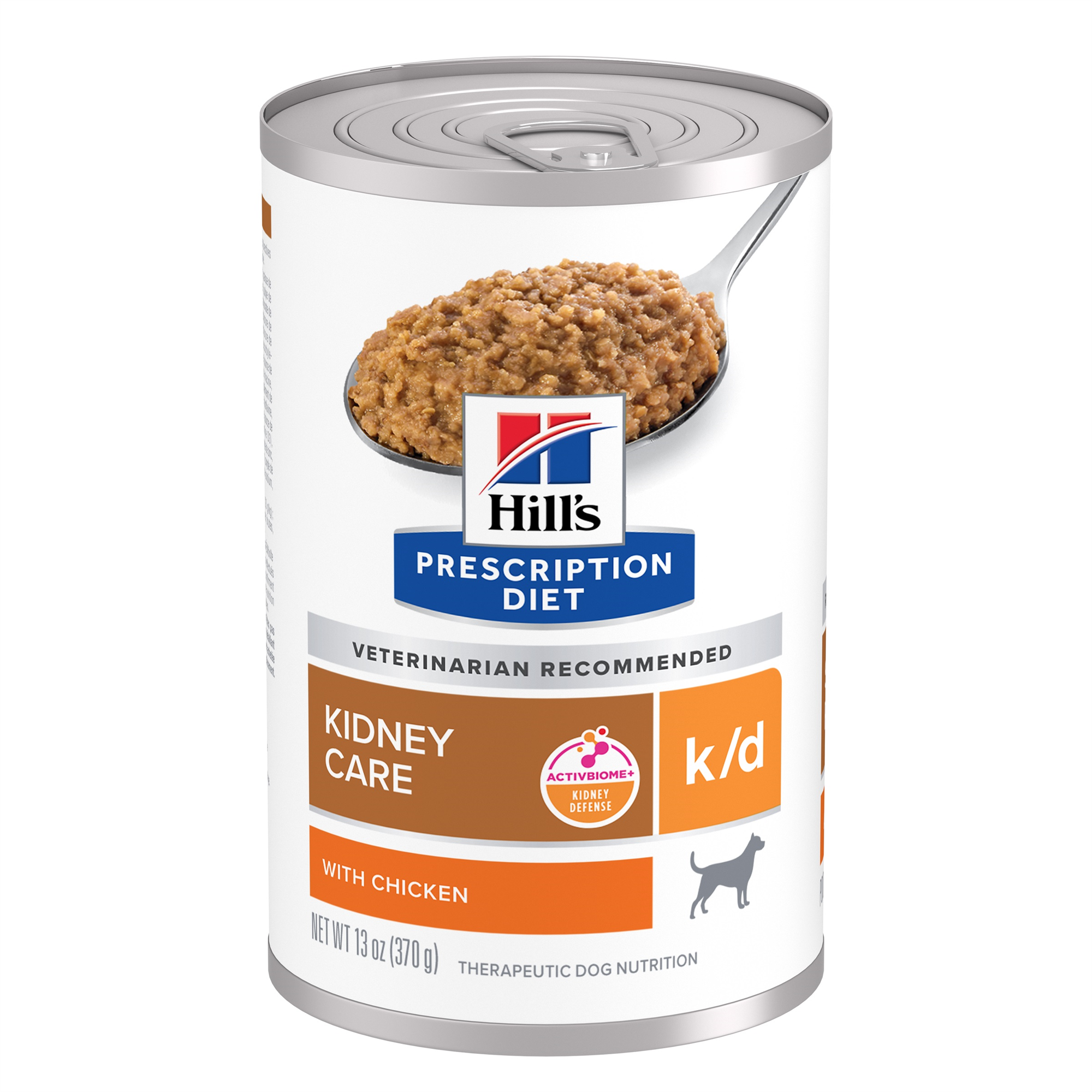 Hill's Prescription Diet k/d Kidney Care with Chicken Canned Dog Food, renal food (Wet), 370 g, 12-pack