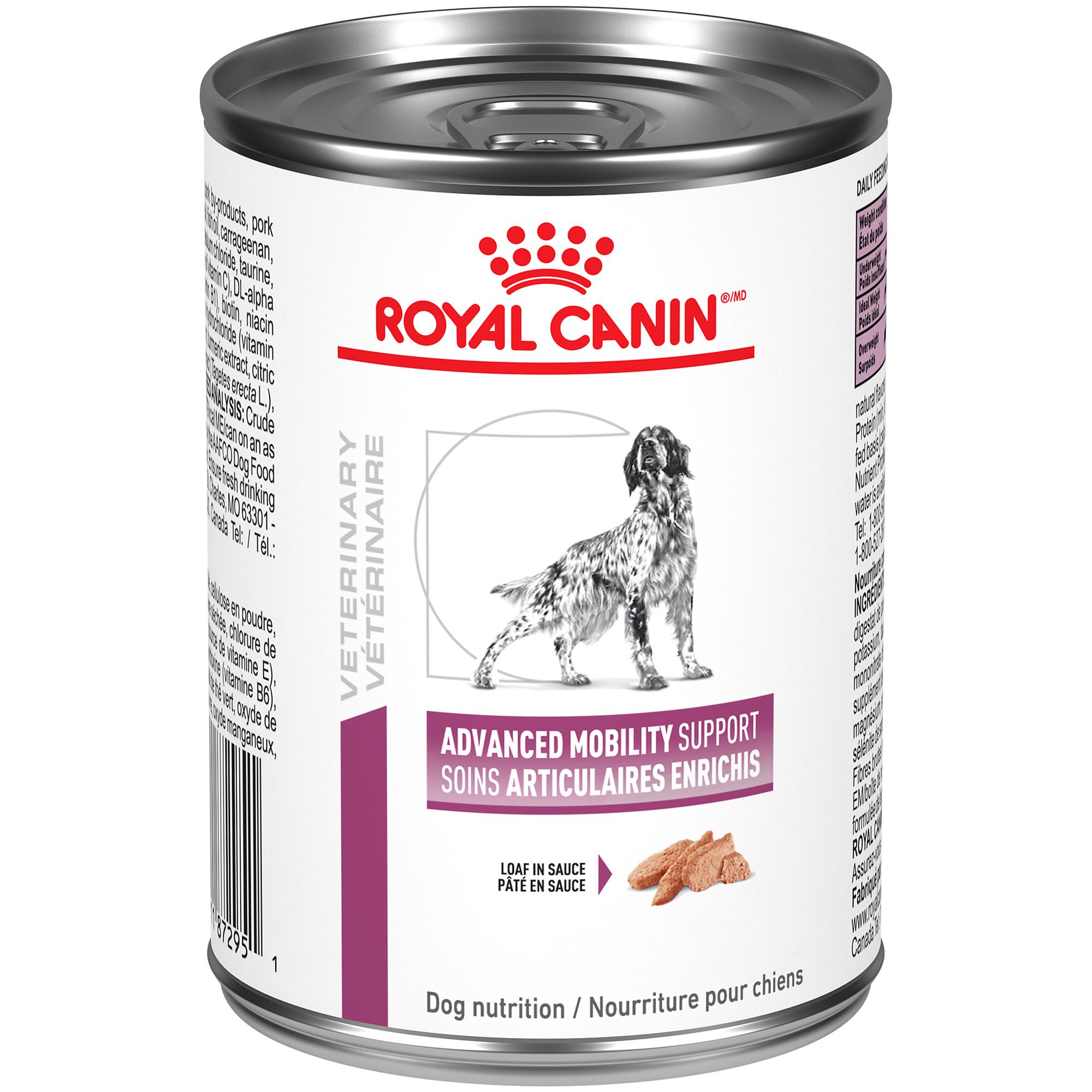 Royal Canin® VETERINARY DIET® Canine Advanced Mobility Support Canned Loaf in Sauce Dog Food (Wet) - 12 x 385 g