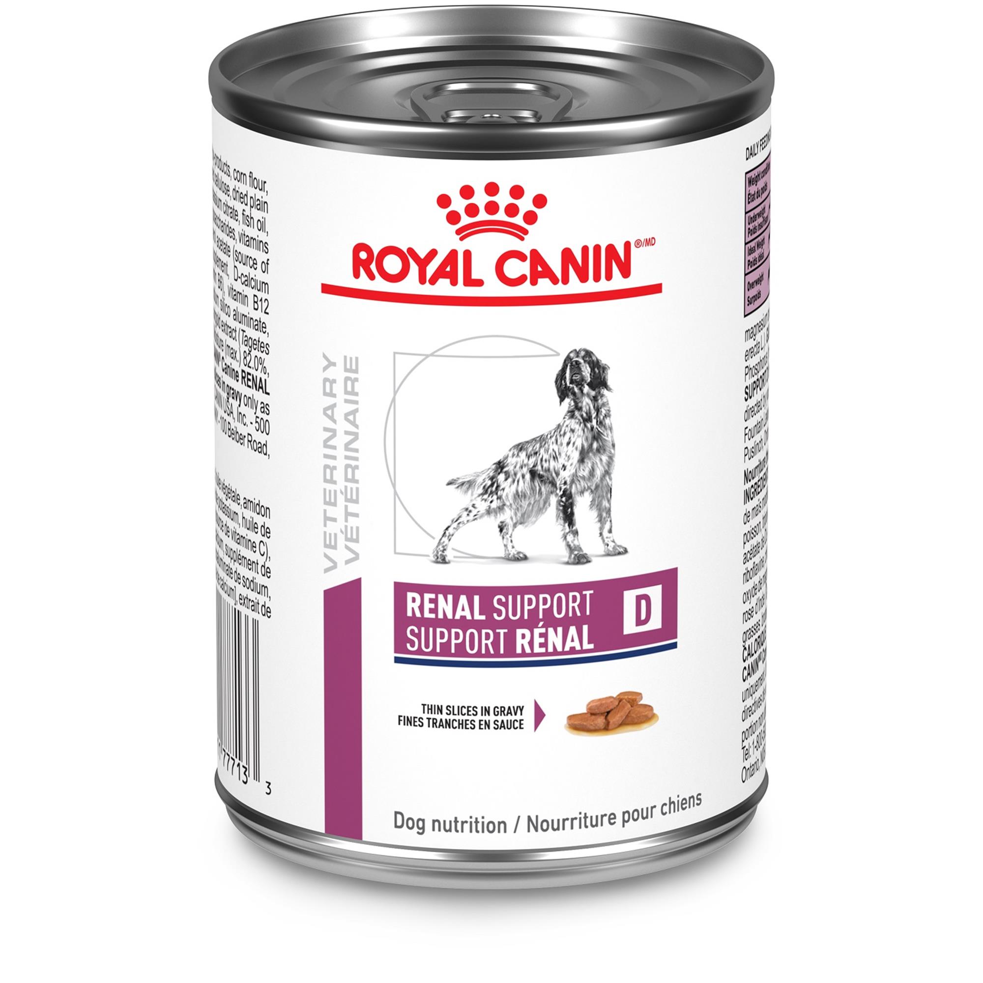 Royal Canin® VETERINARY DIET® Canine Renal Support D Canned Dog Food (Wet) - 12 x 370 g