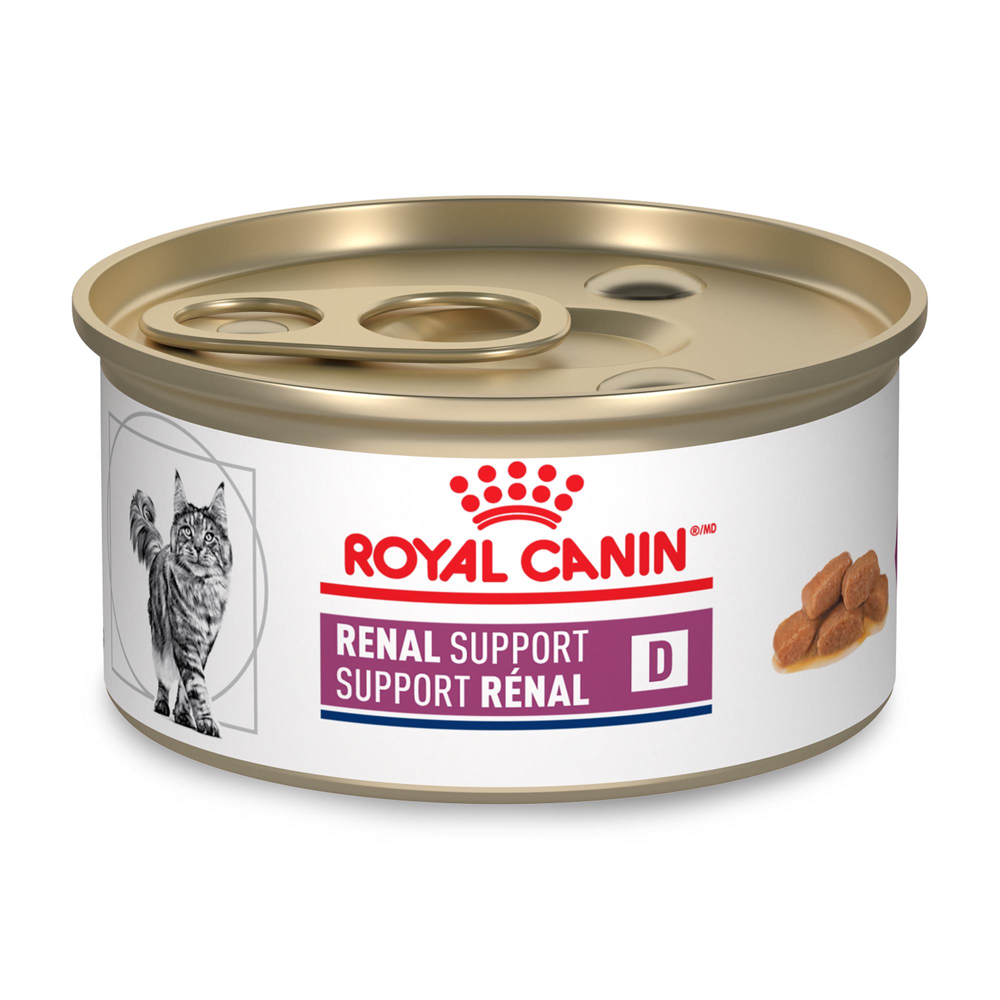 Royal Canin® VETERINARY DIET® Feline Renal Support D Canned Cat Food (Wet) - 24 x 85 g