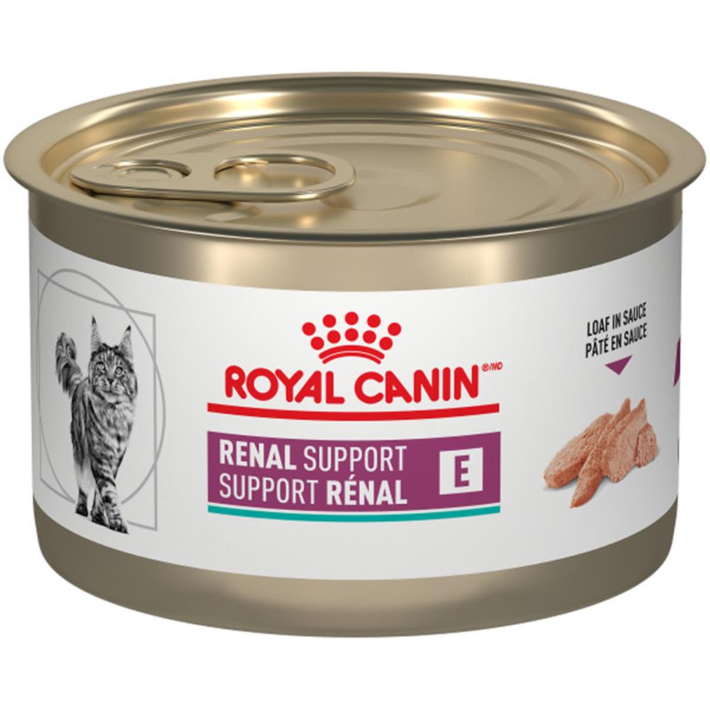 Royal Canin® VETERINARY DIET® Feline Renal Support E Loaf in Sauce Canned Cat Food - 24 x 145 g