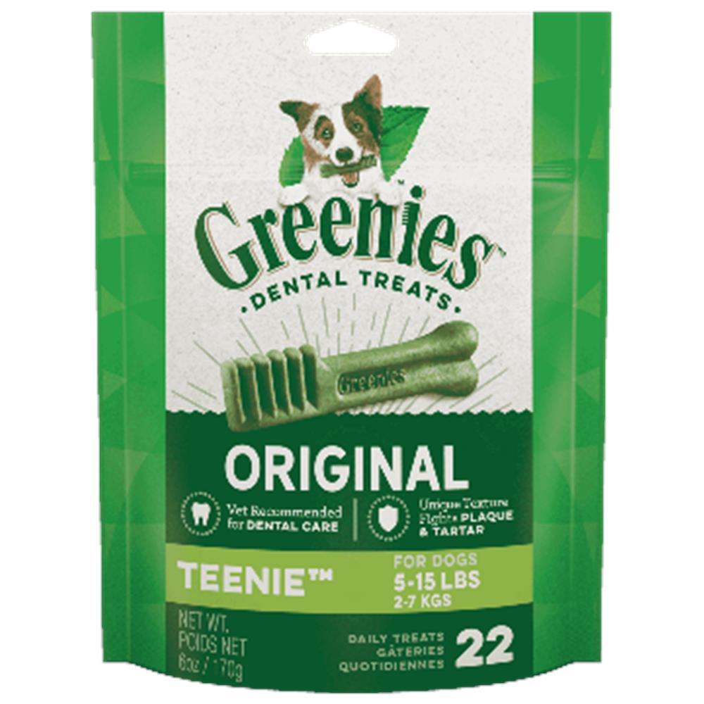 Greenies Dental Chews for Teenie Dogs - pkg/22