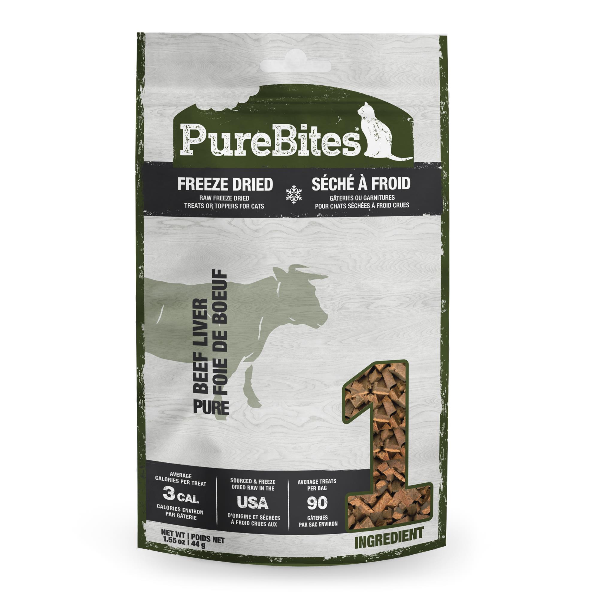 PureBites Freeze Dried Cat Treats - Beef Liver - 44 g