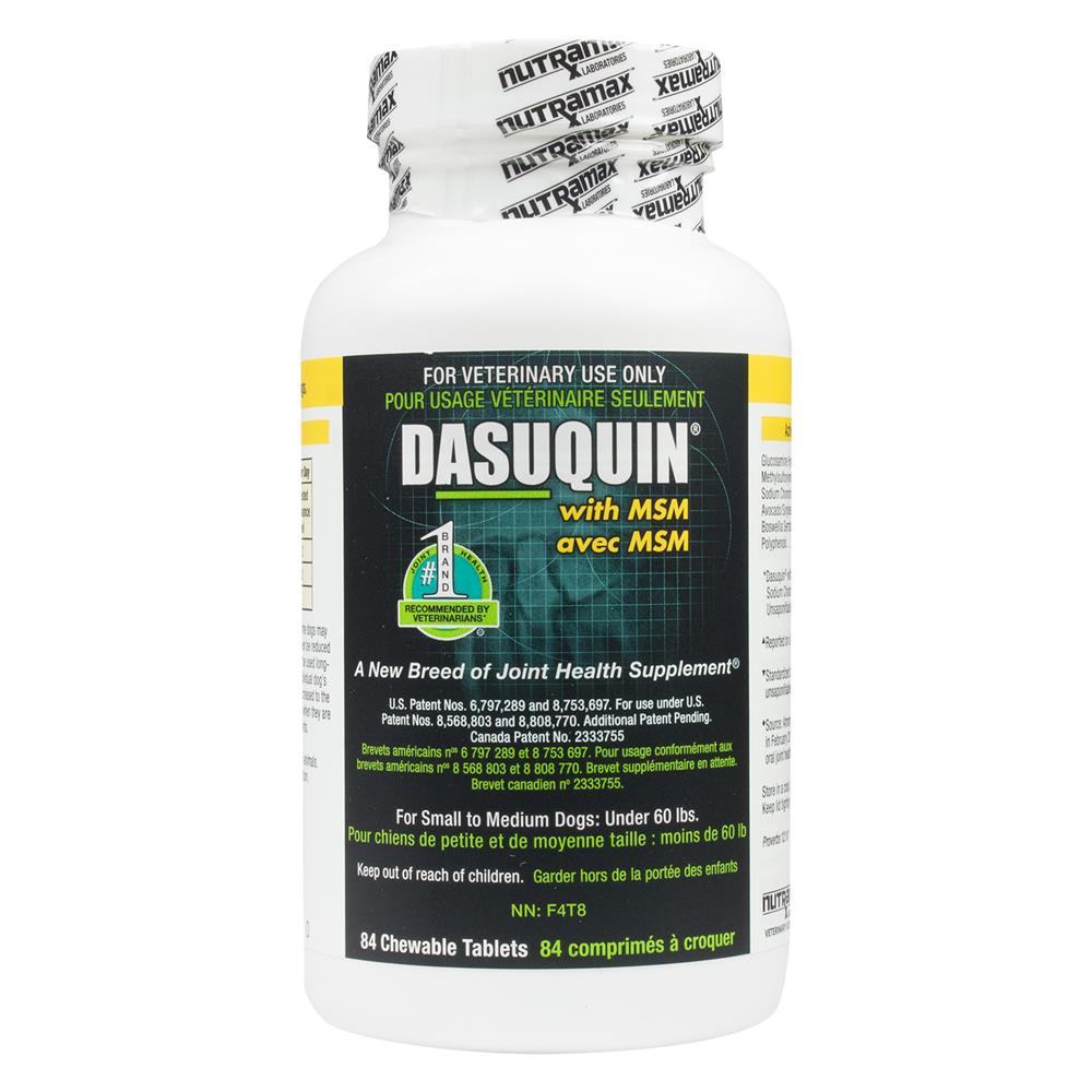 Dasuquin with MSM for Small/Medium Dogs - Chewable Tablets - 84 Tabs
