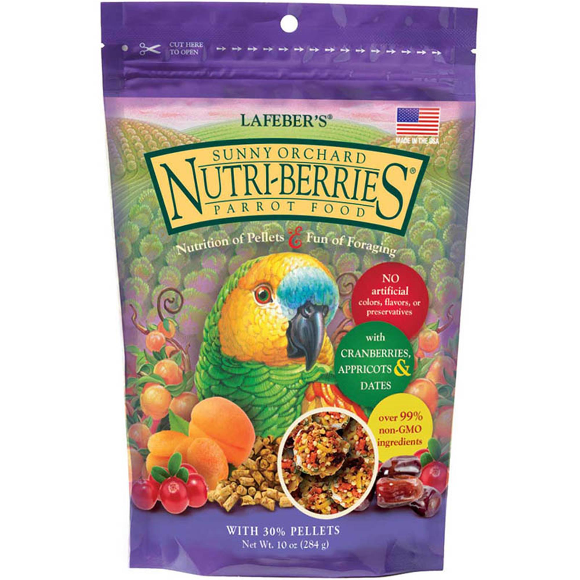 Lafeber's Nutri-Berries for Parrots - Sunny Orchard - 284 g