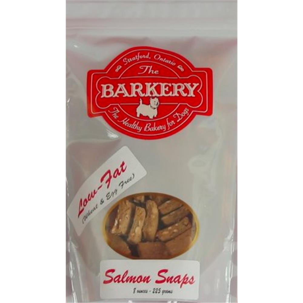 Barkery Salmon Snaps Dog Treats - 225 g