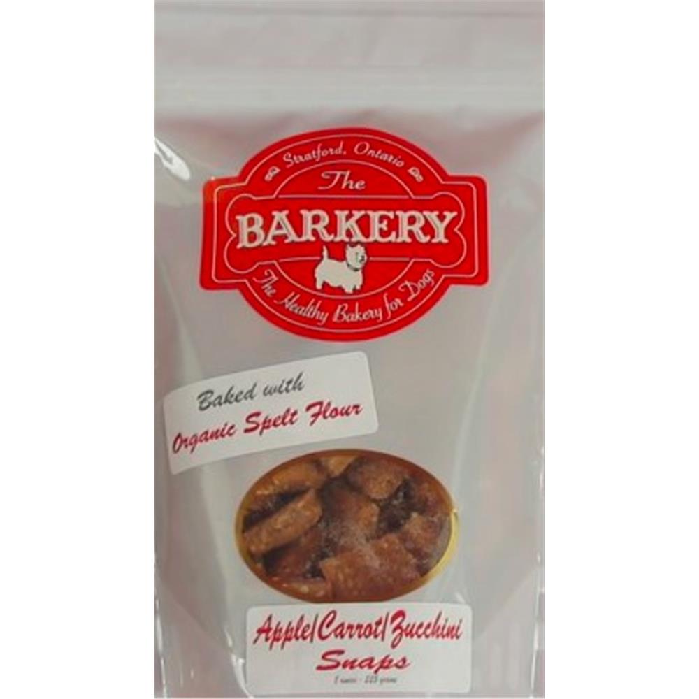 Barkery Dog Treats - Apple/Carrot/Zucchini Snaps - 225 g