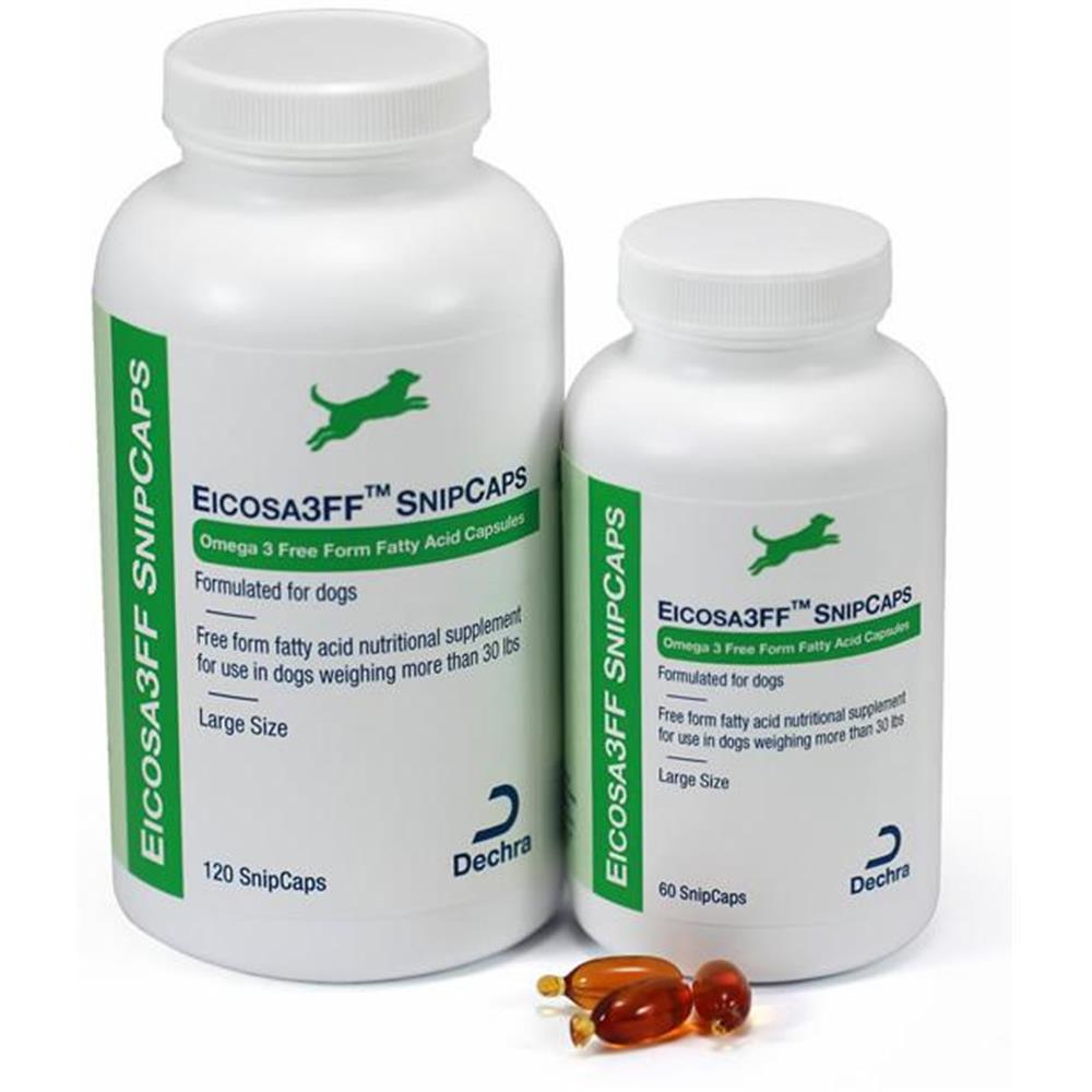 Eicosa3FF SnipCaps Omega 3 Fatty Acid Capsules - Large - 60 Capsules