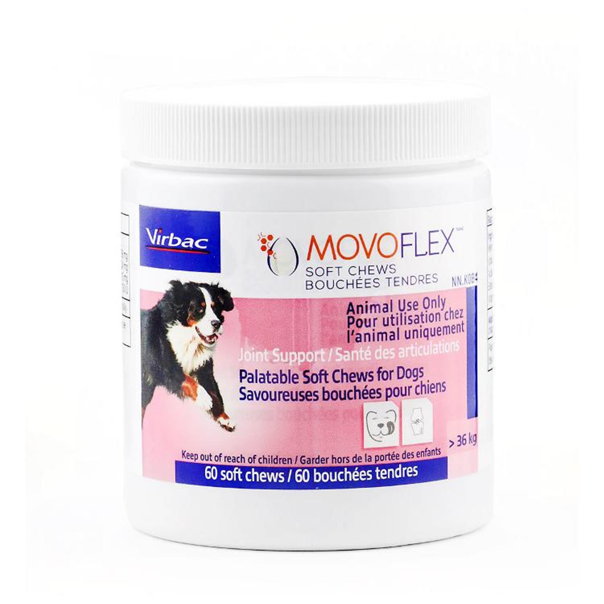 Movoflex Joint Support Palatable Soft Chews - Large Dog - 60 Chews