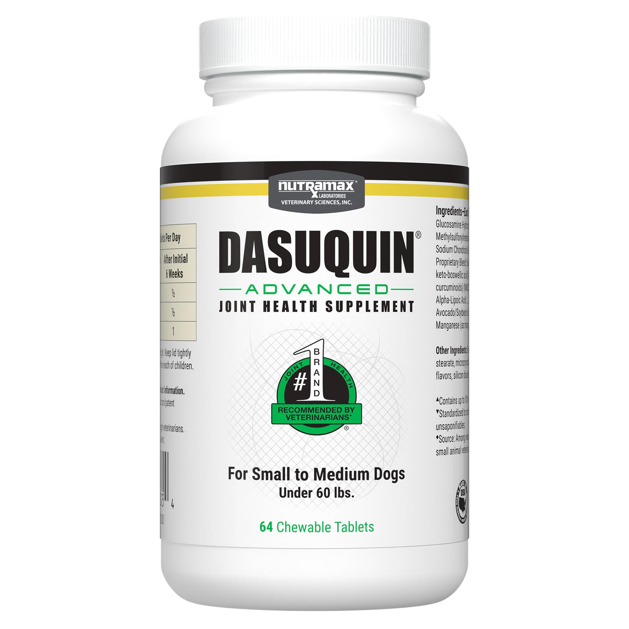 Dasuquin Advanced for Small and Medium Dogs - 64 Chewable Tablets