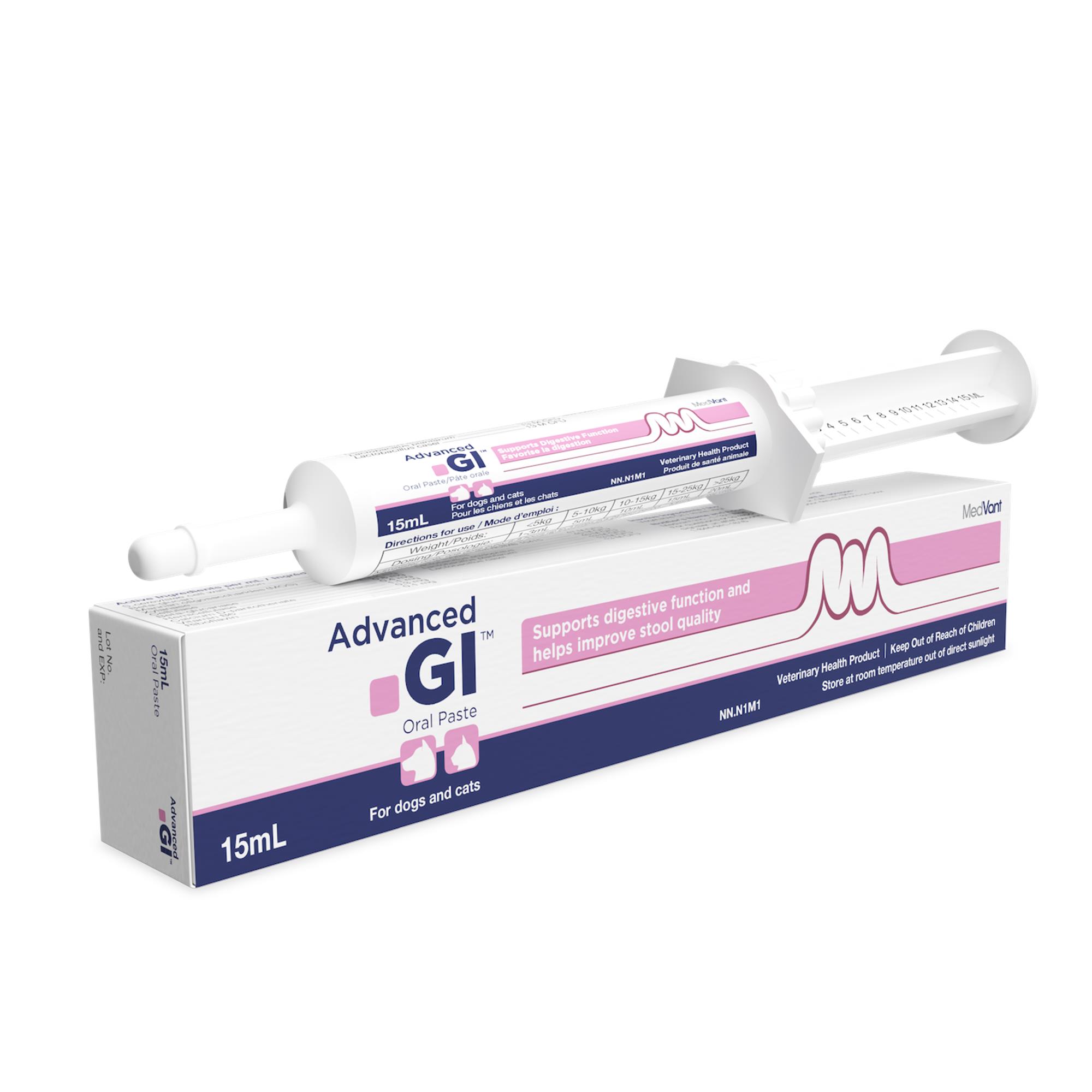 Advanced GI Oral Paste Syringe for Dogs & Cats - 60 mL