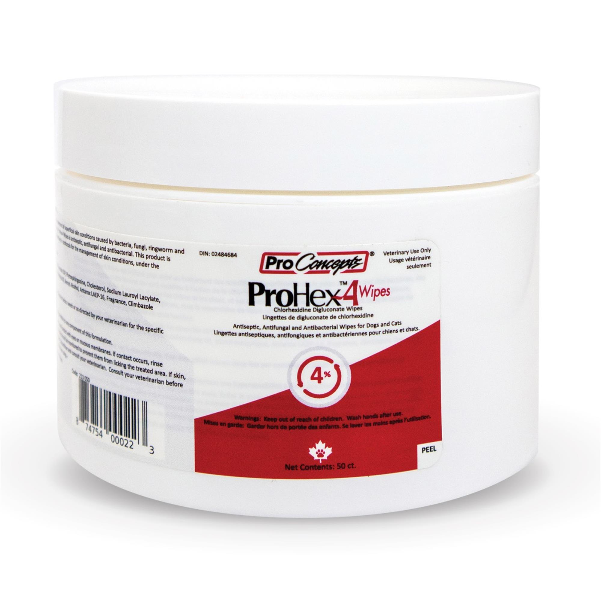 ProHex 4% Chlorhexidine Digluconate Wipes - 50 Wipes