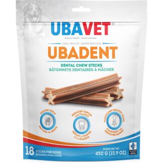 UBADENT Dental Chew Sticks - Pack of 18