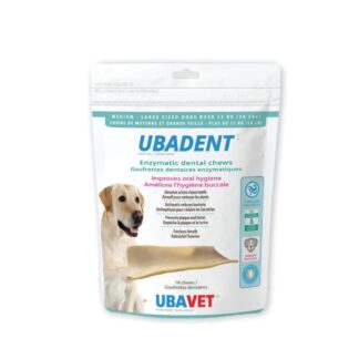 Ubadent Enzymatic Dental Chews for Medium – Large Sized Dogs Over 13 kg (28 lbs) - 18 Chews