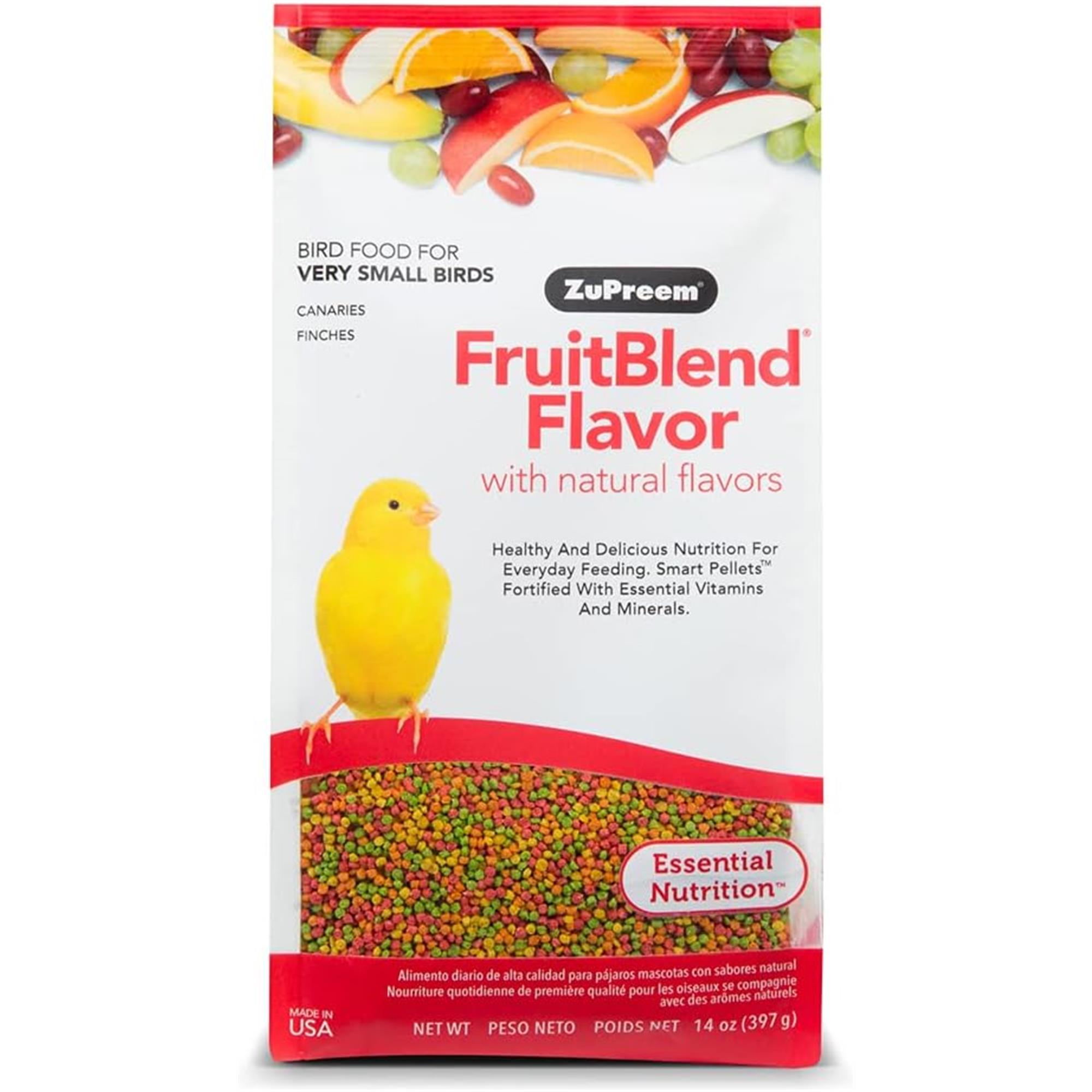 ZuPreem® FruitBlend Premium Bird Food - Very Small Birds/Canaries/Finches - 397 g