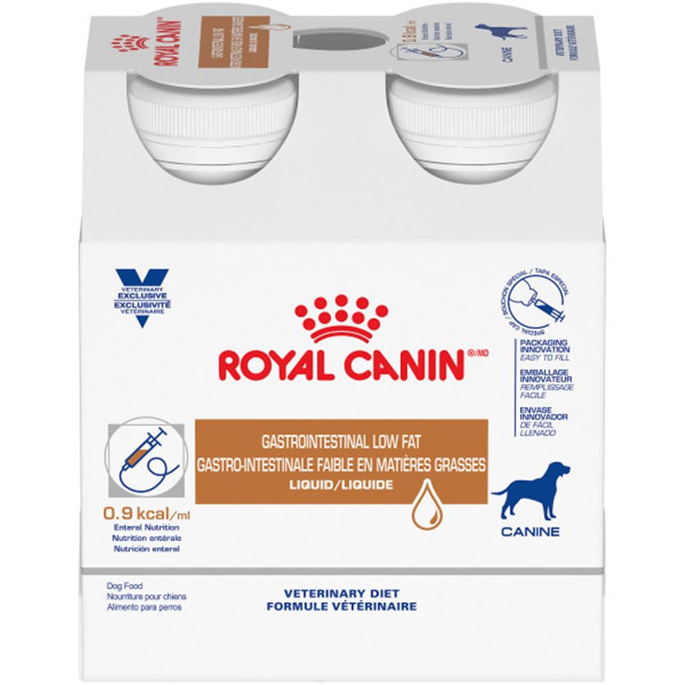 Royal Canin® VETERINARY DIET® Canine Gastrointestinal Low Fat Liquid - 4x237 mL