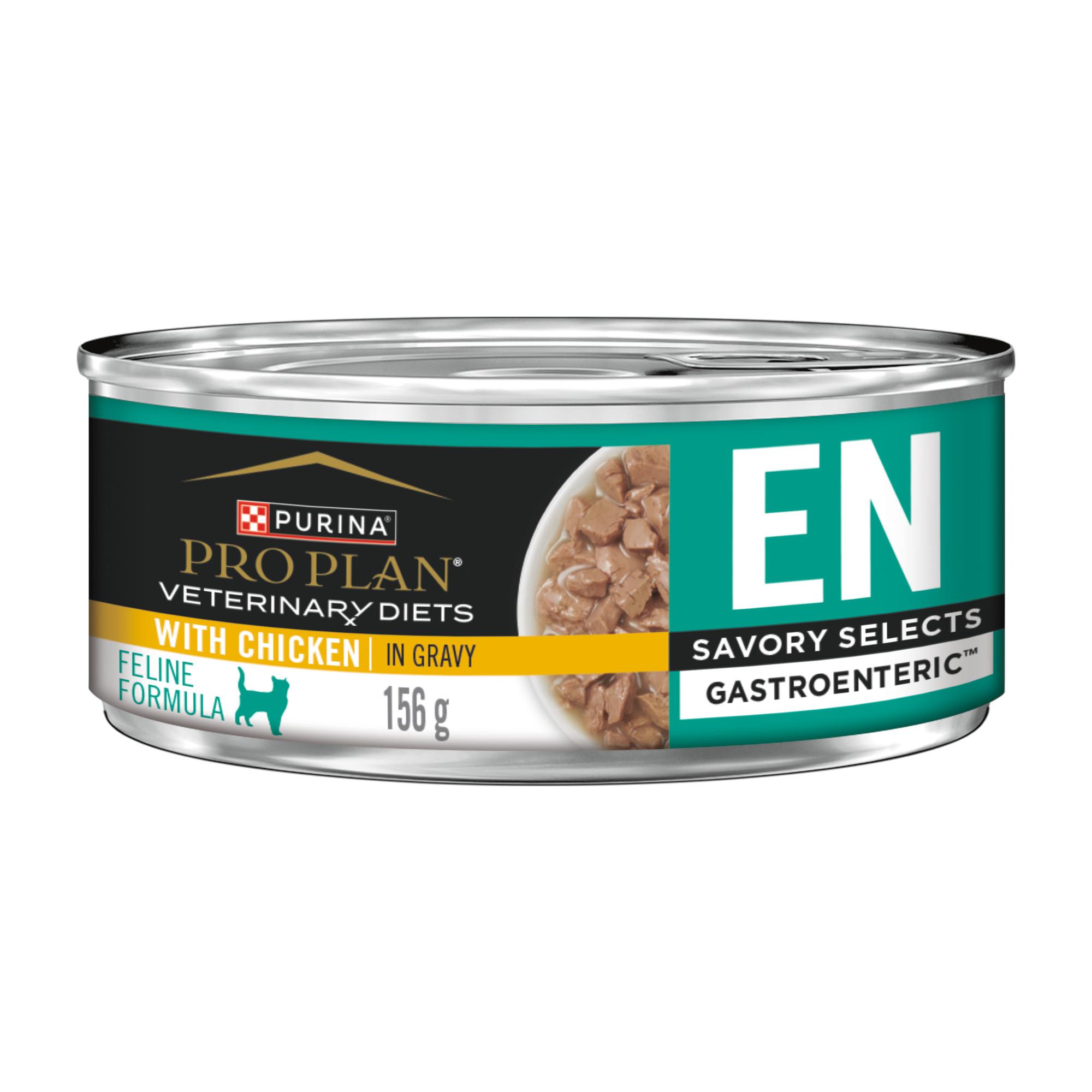 Purina® Pro Plan Veterinary Diets® EN Gastroenteric® Savory Selects with Chicken, Wet Cat Food Formula (Wet) - 156 g (24 pack)