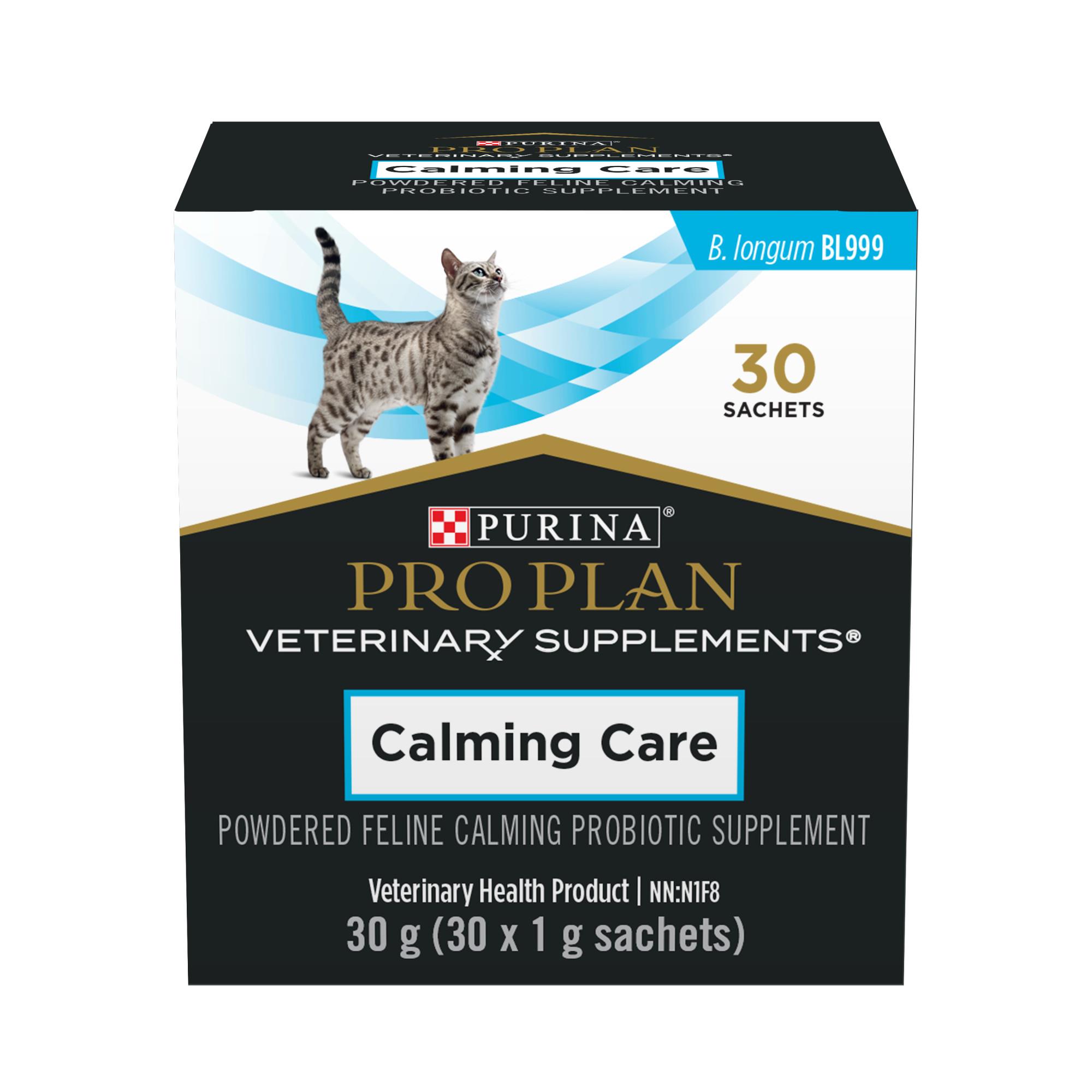 Purina® Pro Plan Veterinary Supplements® Calming Care, Powdered Calming Probiotic Supplement for Cats - 30 g (30 x 1 g sachets)