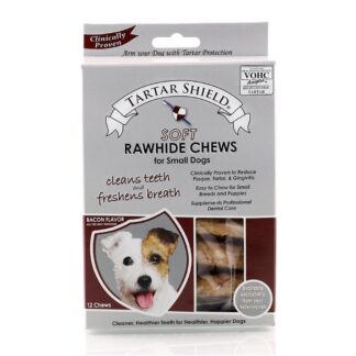 Tartar Shield Soft Rawhide Chews - Small Dog - pkg/12