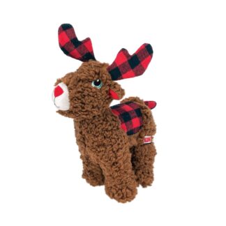 Kong Holiday Sherps Dog Toy - Reindeer - Medium