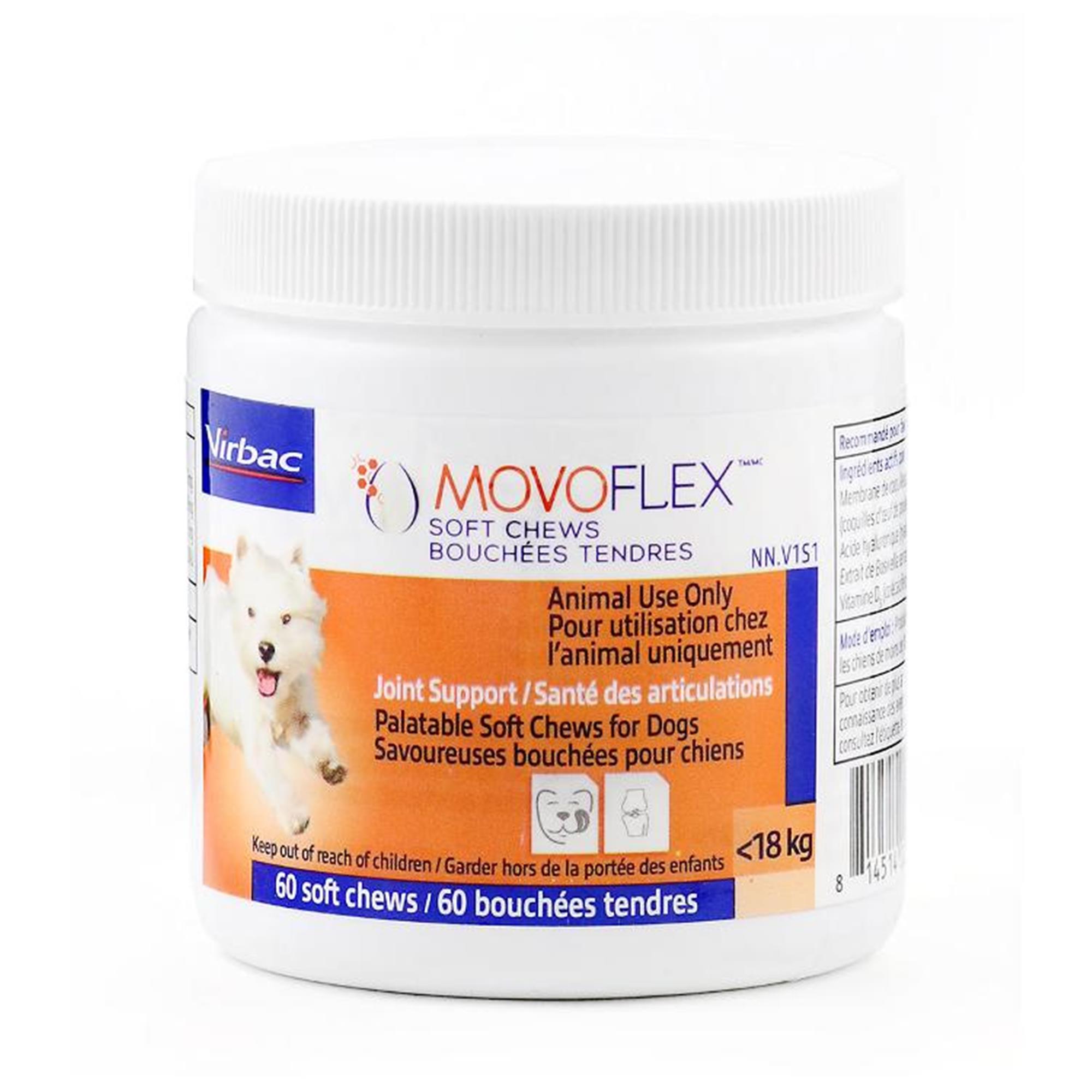 Movoflex Joint Support Palatable Soft Chews - Small Dog - 60 Chews