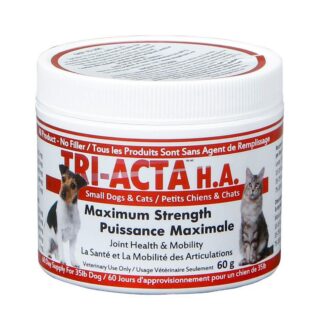 Tri-Acta Maximum Strength Joint Health & Mobility Supplement for Small Dogs and Cats - 60 g