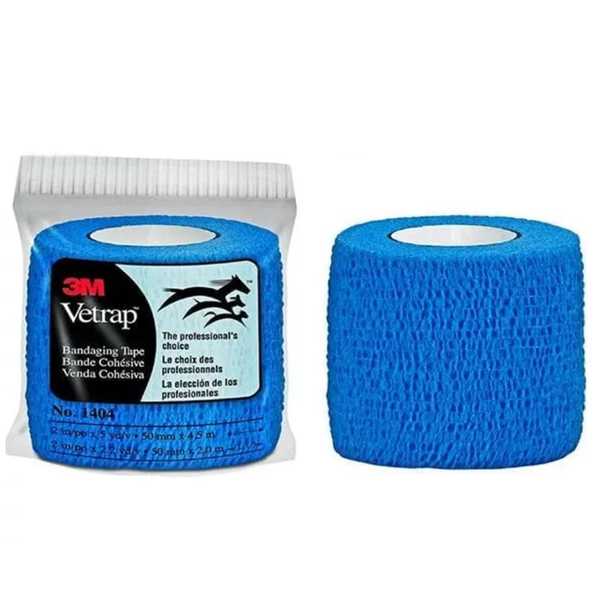 Vetrap Elastic Bandage Tape - Blue - 2 inch