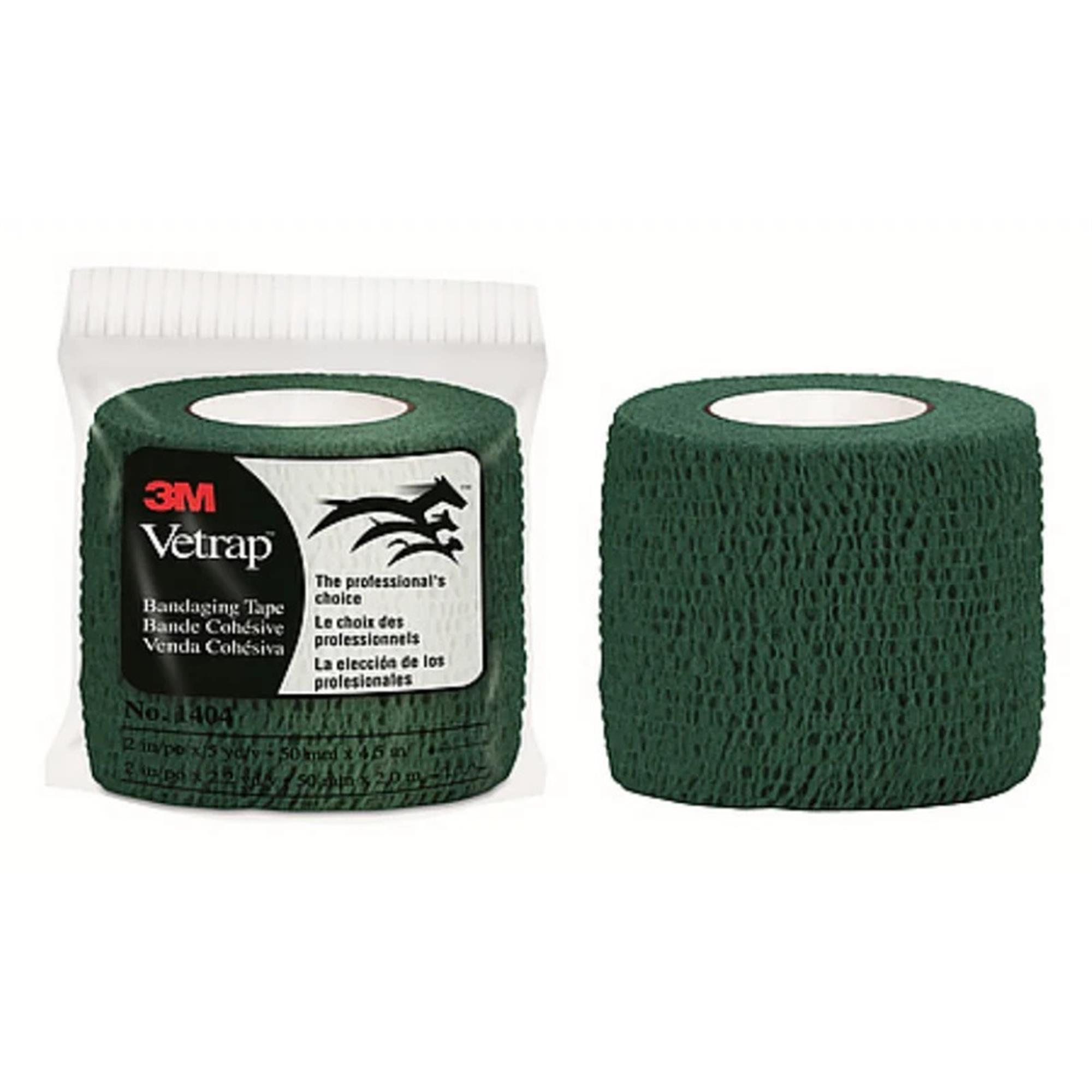 Vetrap Elastic Bandage Tape - Hunter Green - 2 inch