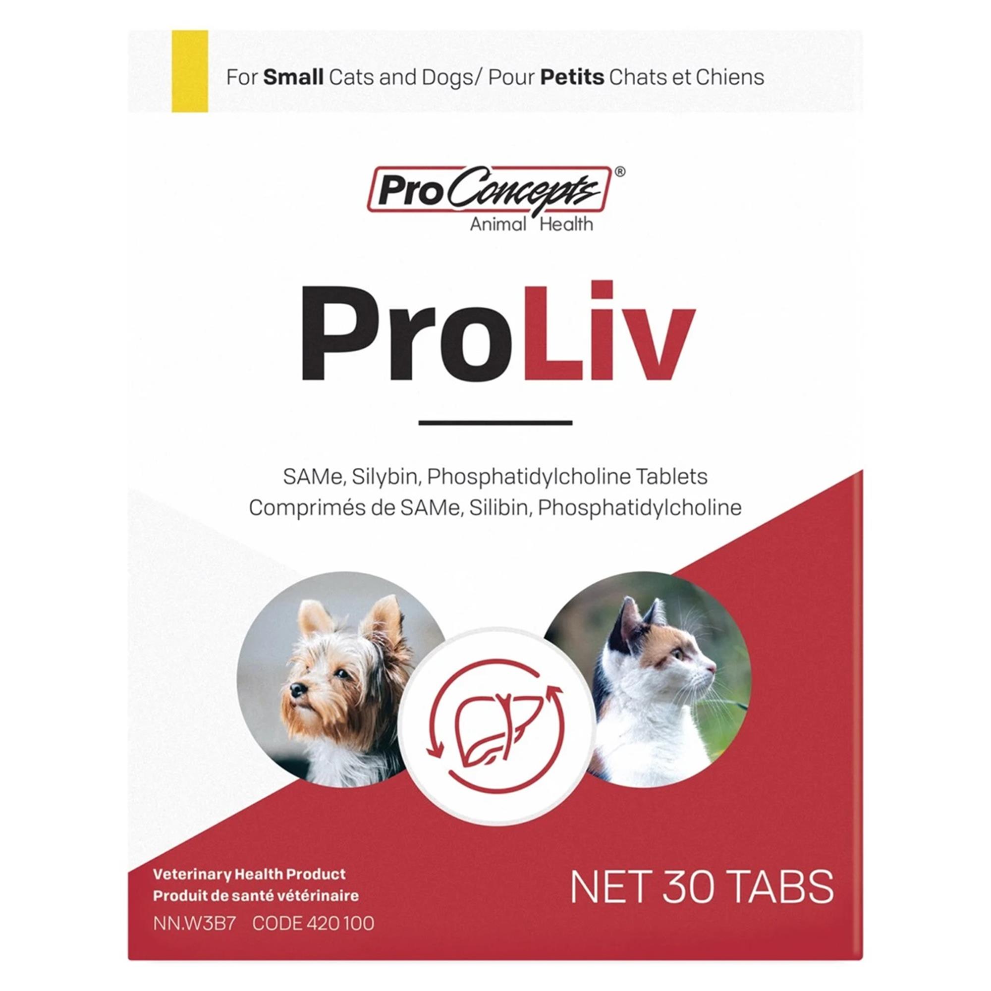 ProLiv Liver Supplement - 100 mg Small Dogs & Cats - 30 Tablets