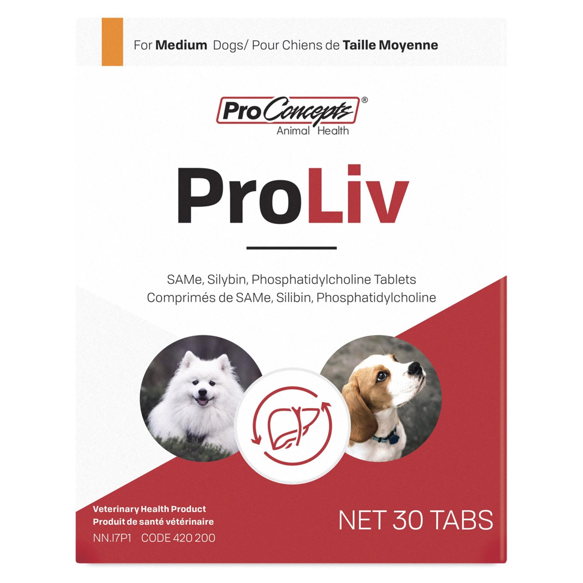 ProLiv Liver Supplement - 200 mg Medium Dogs - 30 Tablets
