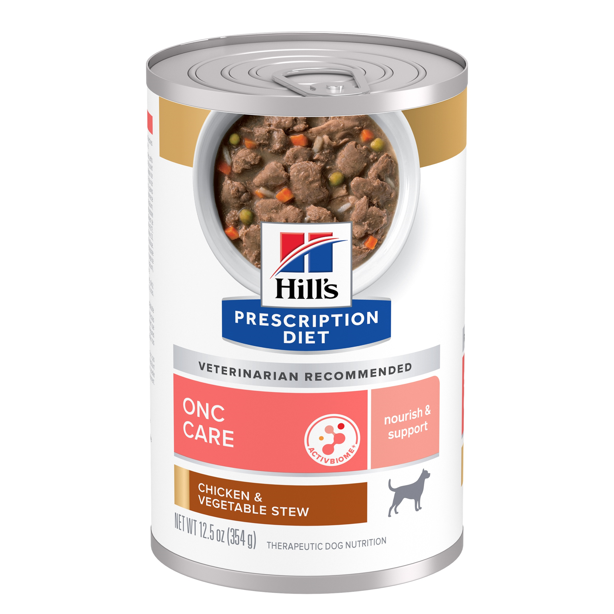 Hill's Prescription Diet ONC Care Chicken & Vegetable Stew Dog Food (Wet), 354 g, 12-pack