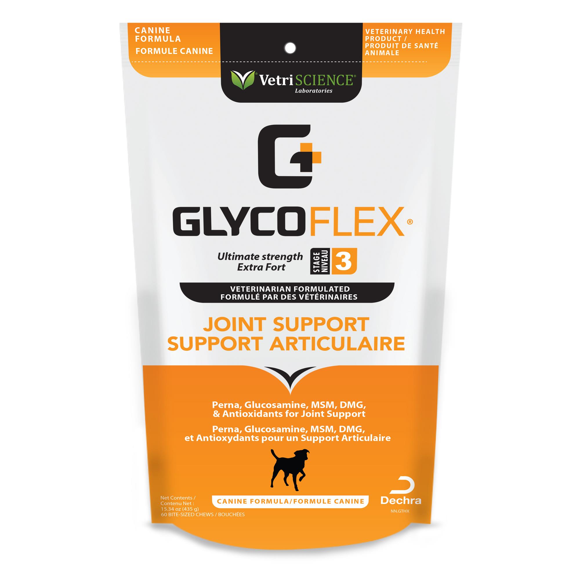 GlycoFlex Stage 3 Joint Support Supplement for Dogs - 60 Chews