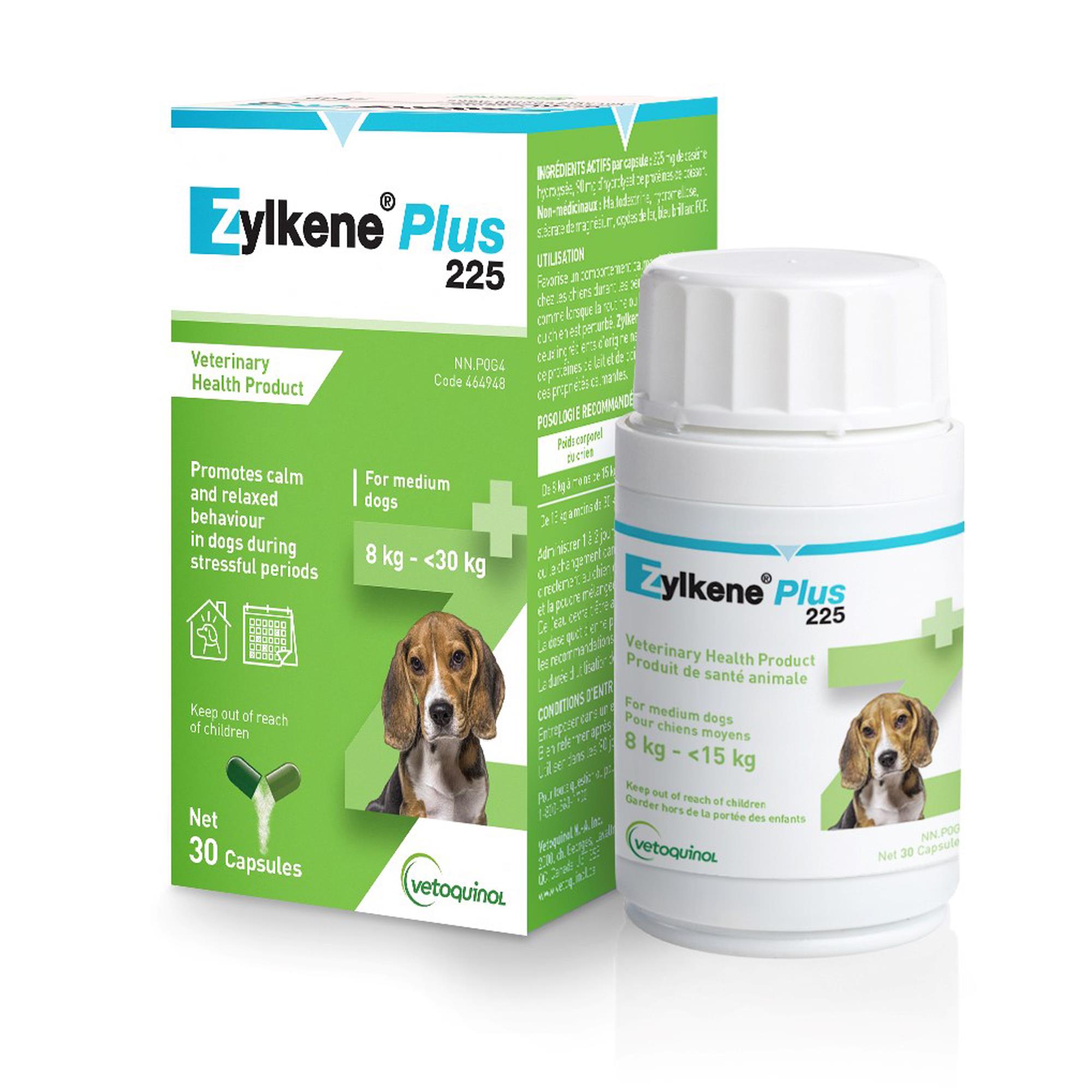 Zylkene Plus 225 for Medium Dogs - 30 Capsules