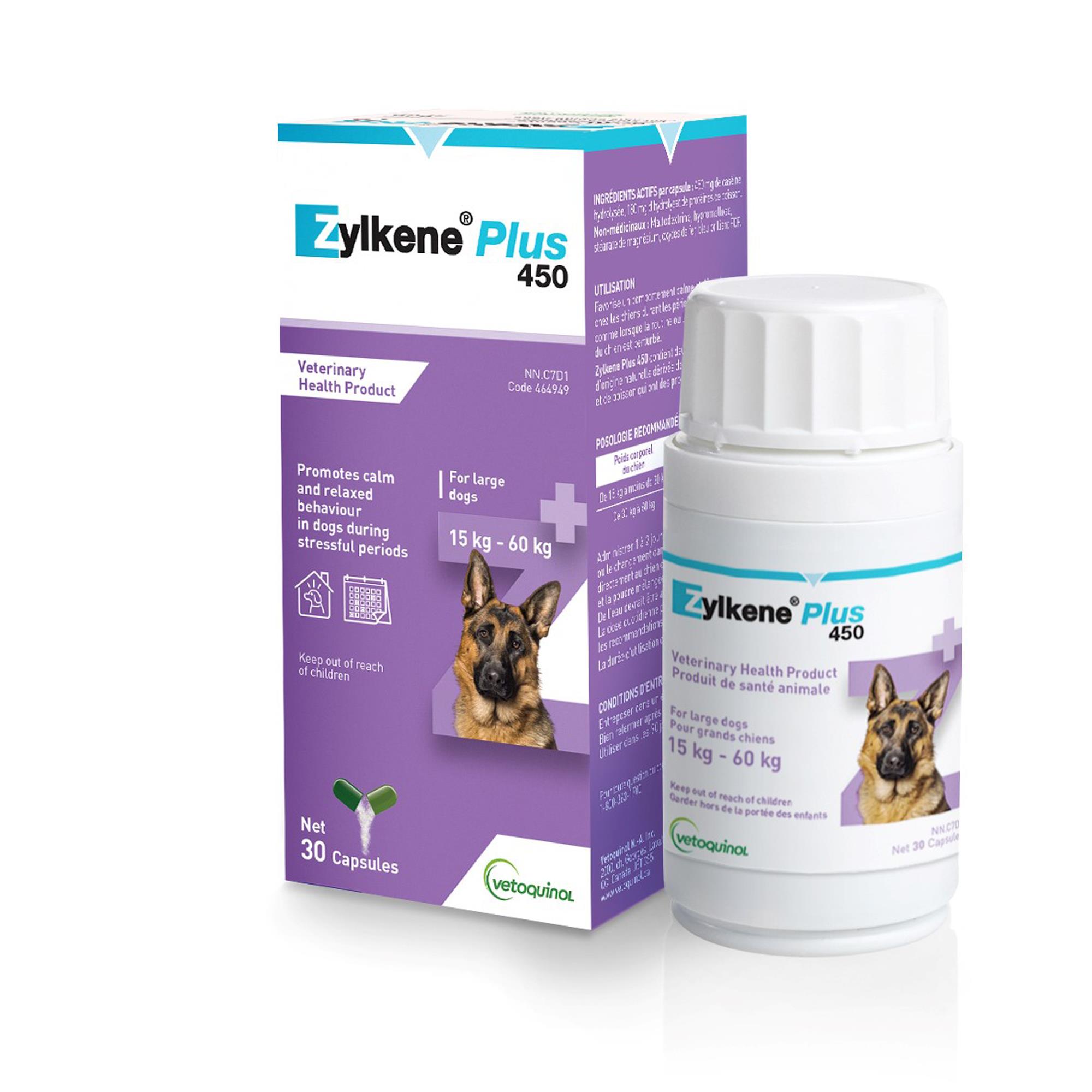 Zylkene Plus 450 for Large Dogs - 30 Capsules