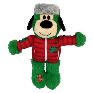 Kong Holiday Wild Knots Dog Toy - Winter Bear - Medium/Large - Assorted Characters