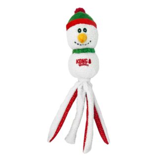 Kong Holiday Wubba Dog Toy - Snowman - Large