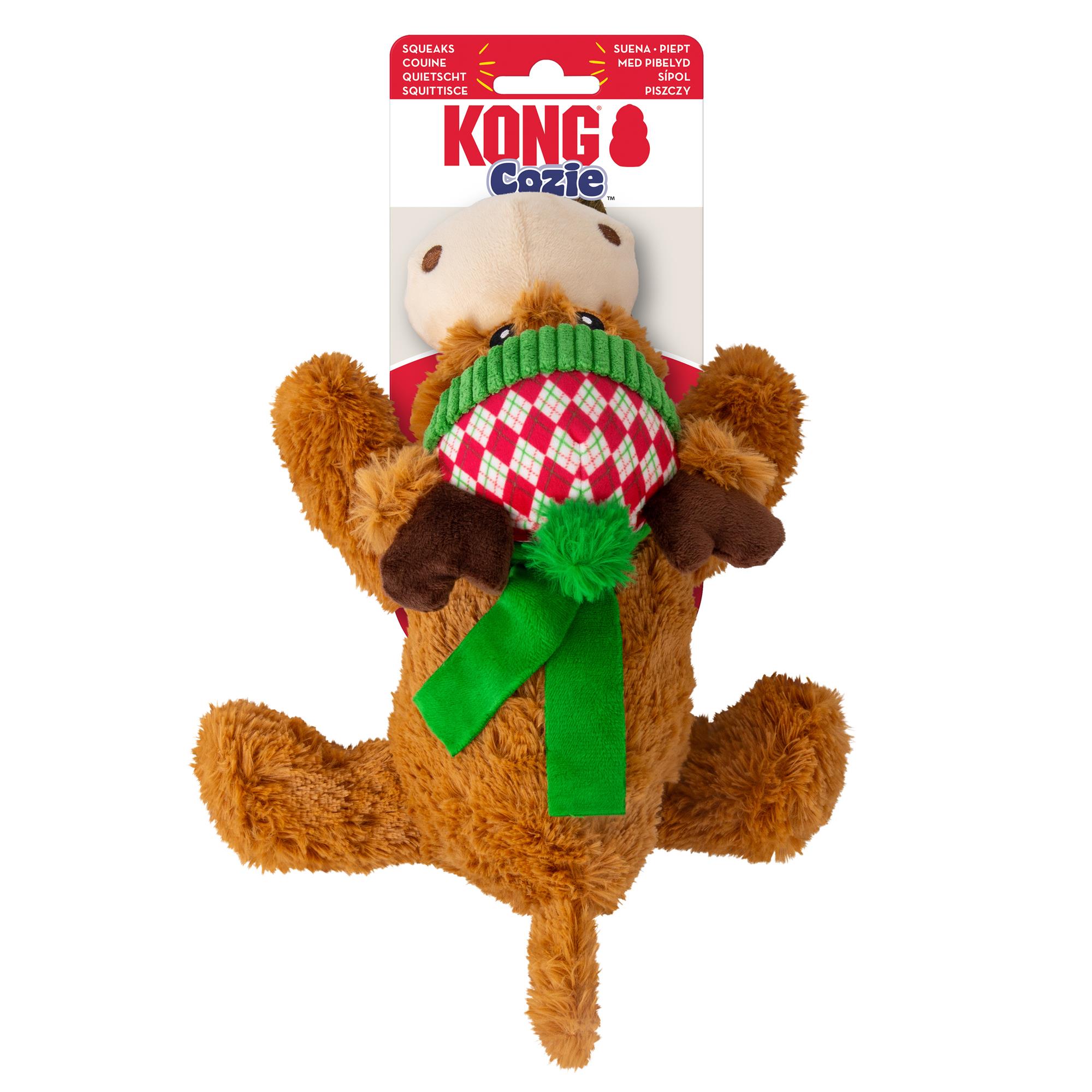 Kong Holiday Cozie Dog Toy - Reindeer